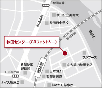 秋田センター 地図